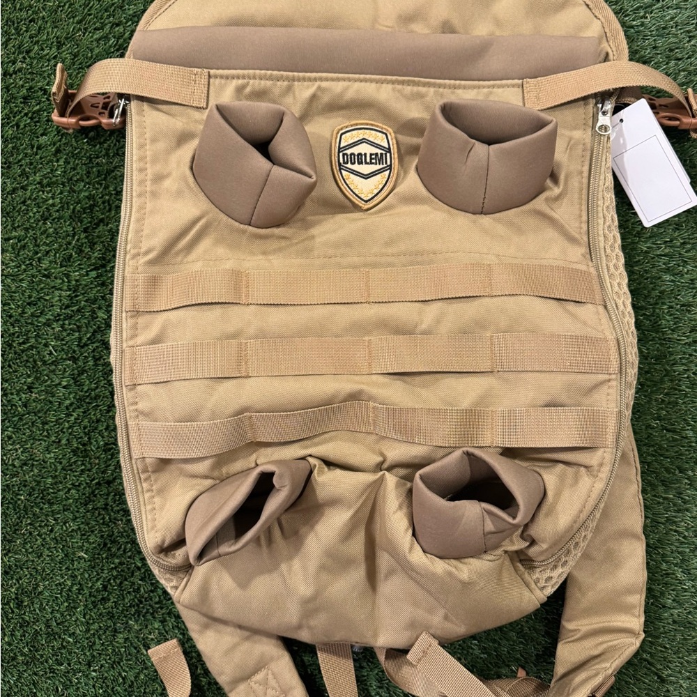 Doglemi Tan Pet Backpack